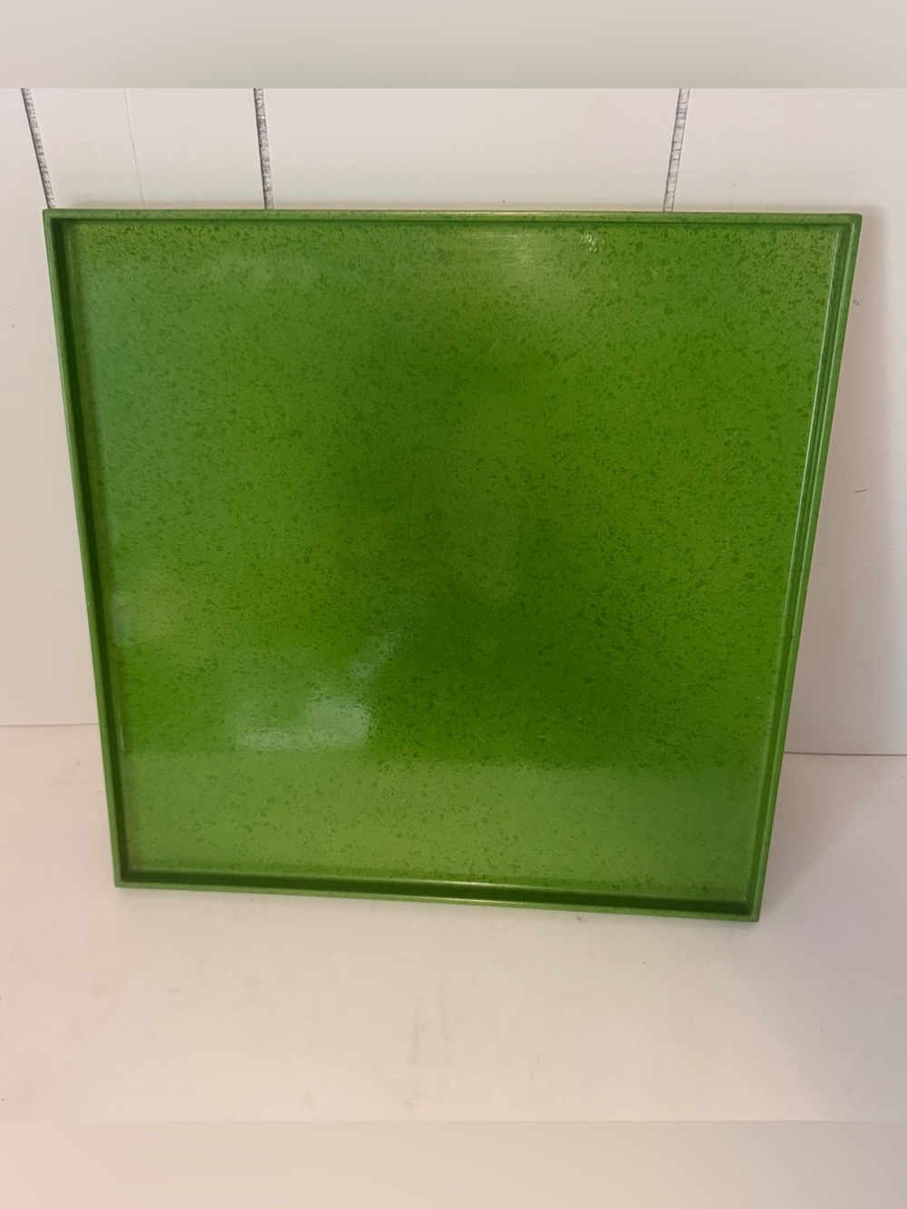 Vintage MCM Mikasa Japanese Lacquerware Square Tray  14” x 14” Made In Japan